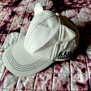Karl lagerfeld hat with ears